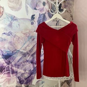 Off the shoulder top.